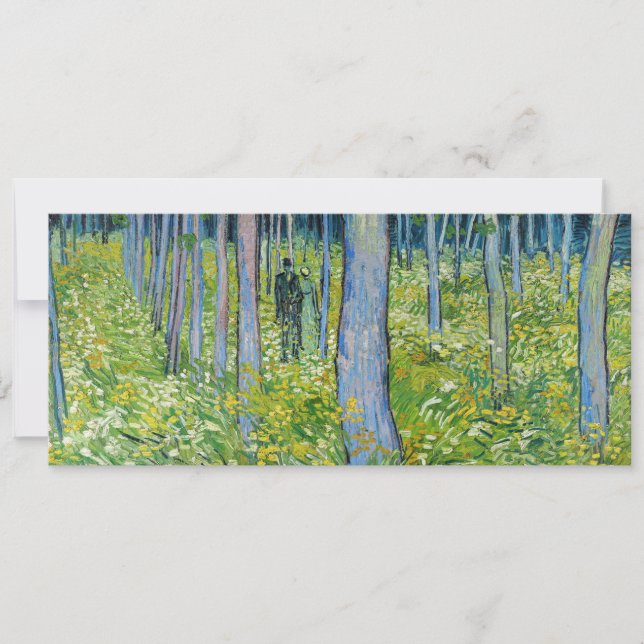 Convites Vincent van Gogh - Sub-Crescimento com Dois Número (Frente)