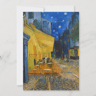 Convites Vincent van Gogh - Terraço do Café à Noite