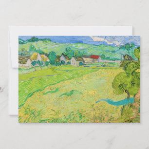 Convites Vincent van Gogh - Vista de Vessenots perto de Auv