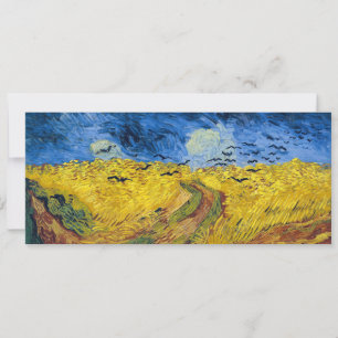 Convites Vincent van Gogh - Wheatfield com Crows