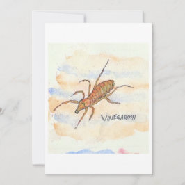 Convites Vinegaroon Greeting Card