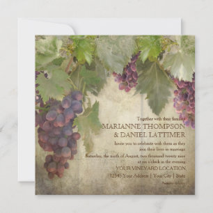 Convites Vineyard Rustic Vineyard Casamento