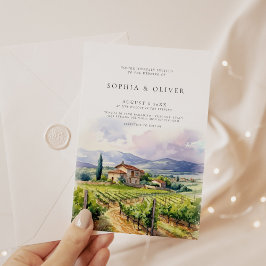 Convites Vineyard Wedding