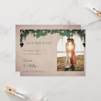 Vineyard Wedding Save The Date (Salvar Data)