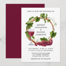 Vinhas De Uva De Vidro Elegante Casamento De Madei