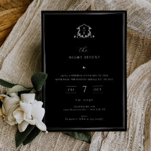 Convites Vinhas eternos Na Noite Antes Do Preto