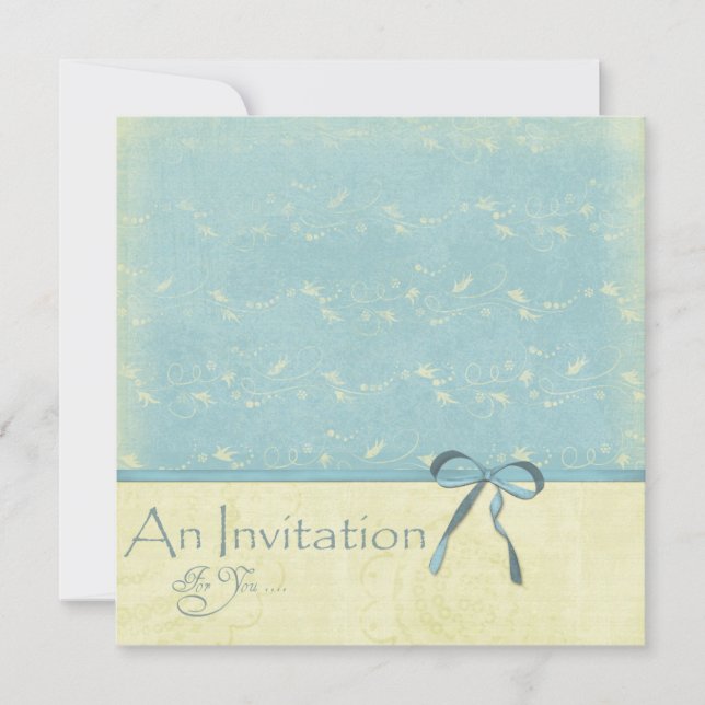 Convites Vinhas limões frescas no ovo de Robin (Frente)