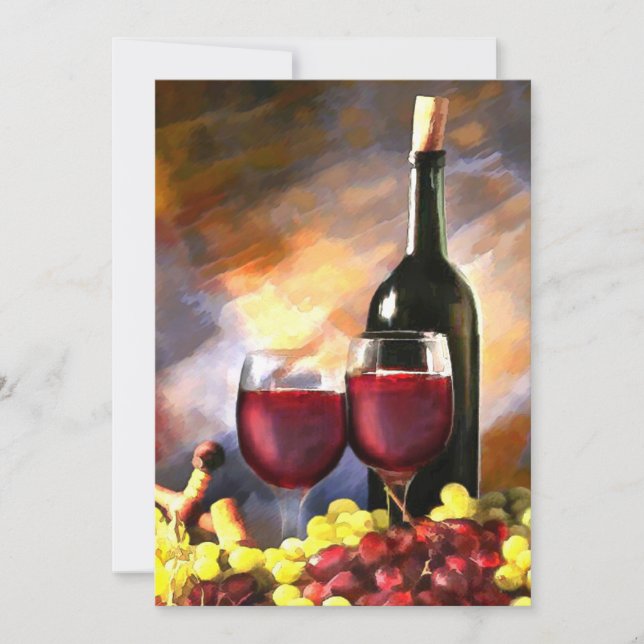 Convites Vinho Antes e Depois (Frente)