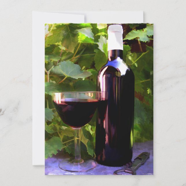 Convites Vinho ao Sol (Frente)