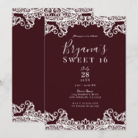 Vinho de Bordeaux Renda Branca Elegante Festa Doce