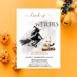 Convites Vinho de Bruxa Abóbora Arco de Halloween