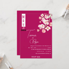 Convites Vinho de flor 