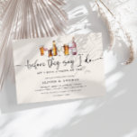 Convites Vinho e Chá de casamento de cerveja | FESTA DE NOI<br><div class="desc">Vinho divertido e festa de noivado de cerveja e convite para chás de casamento.</div>
