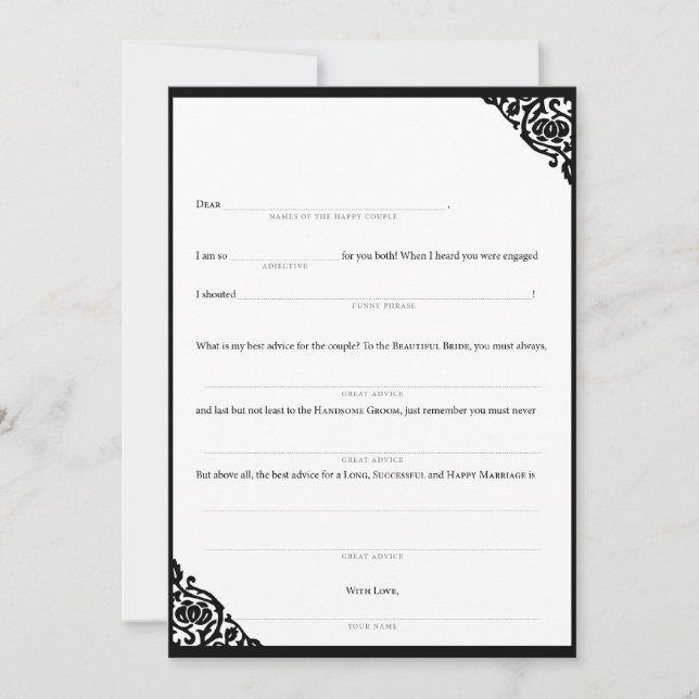 Convites Vinho Preto de Casamento (Frente)