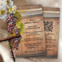 Vinho Rústico QR - Vinha Esperada Após Casamento