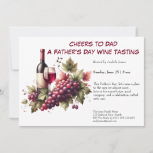 Convites Vinho Tinto & Uvas – Edição Dia dos Pais