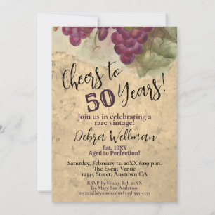 Convites Vinícola 60º Aniversário Parabéns pelos 60 Anos