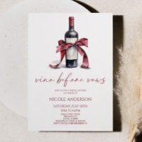 Vino Antes Da Vows Arco De Garrafa De Vinho Vermel