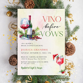 Convites Vino Antes do Vows Tema do Vinho Rosa