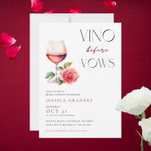Vino Antes do Vows Tema do Vinho Rosa