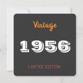 Convites Vintage 1956 – Personalized 70th Birthday Party 
