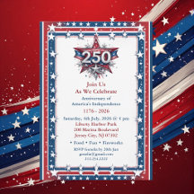Vintage Americana 250 Aniversário Estrelas e Listr