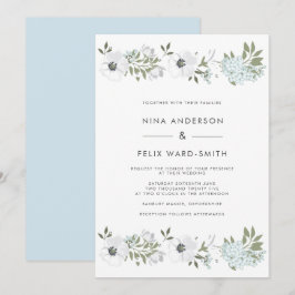 Convites Vintage Anemone Wedding