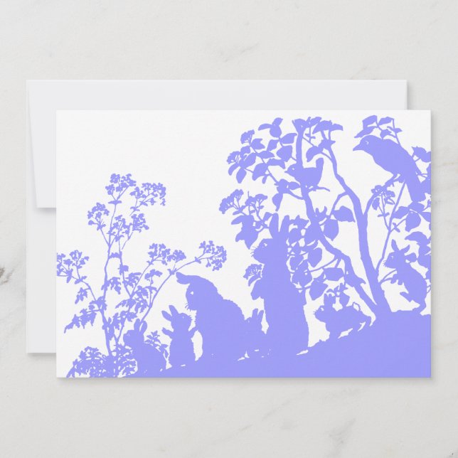 Convites Vintage Animais Lindos Páscoa (Frente)