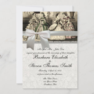 Convites Vintage Antique Bride Casamento
