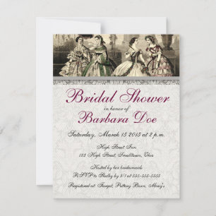 Convites Vintage Antique Bride Casamento