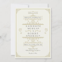 Vintage Art Deco Elegant Wedding