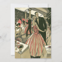 Vintage Art Deco Wedding, Newlyweds First Dance