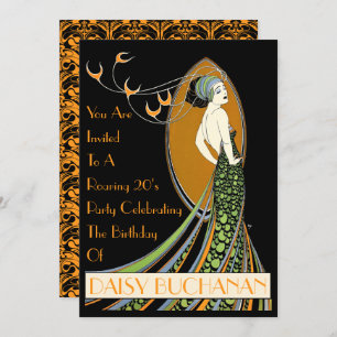 Convites Vintage Art Nouveau anos 1920