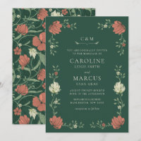 Vintage Art Nouveau Floral Wedding
