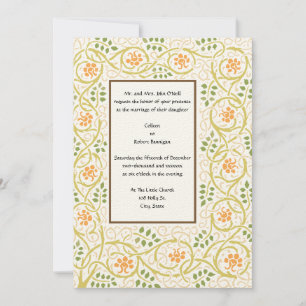 Convites Vintage Arts & Artesanatos Movement Roycroft Borde