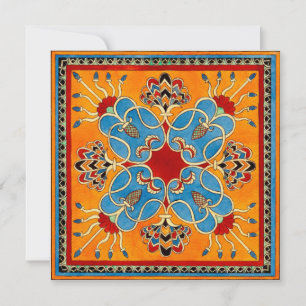 Convites Vintage Assyrian Ornament