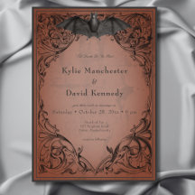 Vintage Bat Até O Casamento De Ferrugem Da Morte