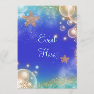 Convites Vintage Beach conchas elegantes casamento