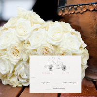 Vintage Bicycle Cottagecore RSVP Rosa