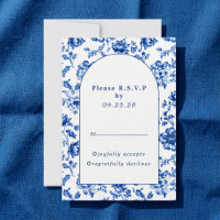 Vintage Blue Delsoftware Casamento Floral