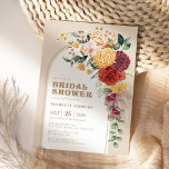 Convites Vintage Boho Floral Leafy Chá de panela Greenery<br><div class="desc">Este elegante design apresenta várias florais de aquarelas misturadas com folhagem verde e erva de pampas leiteiras em vários tons de vermelho,  pincel,  amarelo e verde. Personalize o convite com seus detalhes e se quiser reorganizar o estilo e posicionamento do texto,  pressione o botão "Clique para personalizar mais".</div>