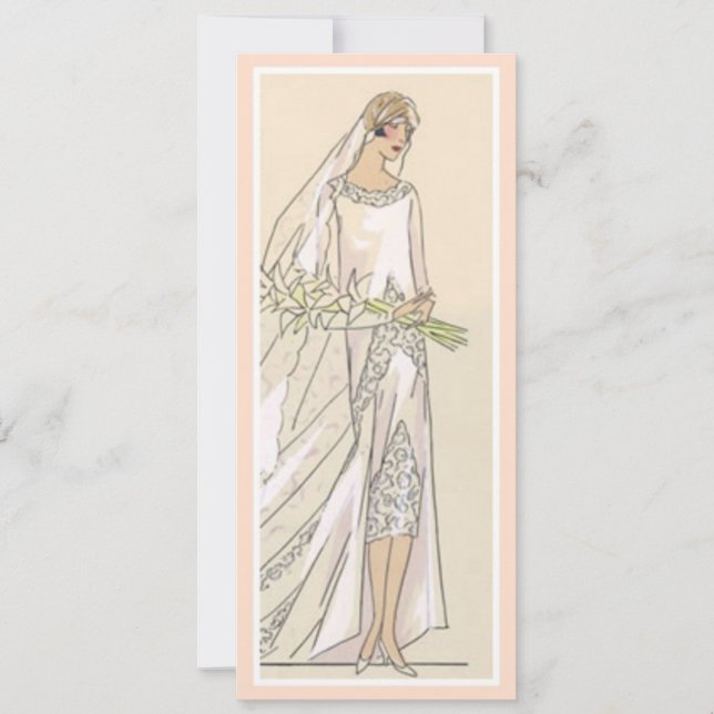 Convites Vintage Bride (Frente)