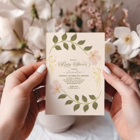 Vintage Celestial Chá de fraldas Botânico