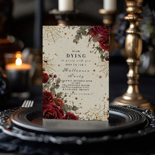 Convites Vintage Celestial Gothic Halloween