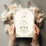 Convites Vintage Celestial primeiro aniversario Botânico<br><div class="desc">Comemore a primeira órbita da pequena estrela ao redor do sol com nosso Vintage Celestial primeiro aniversario Invitation. A cintura celestial, entrelaçada com elementos botânicos, cria um convite que irradia charme e elegância. Matizes de Vintage deram o tom para uma celebração de eterno, convidando amigos e família para uma festa...</div>