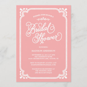 Convites Vintage Chá de panela