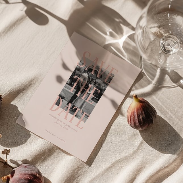 Convites Vintage Chic Romântico Casamento Salve a Data (Criador carregado)