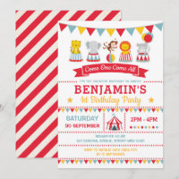 Vintage Circus Birthday Carnaval