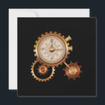 Convites Vintage Clock Time Machine Time Viagem Science Fic<br><div class="desc">Esta Vintage Clock Time Machine Time Viagem Science Fiction design gráfico Gift é um presente perfeito para homens,  mulheres,  crianças! Também é um presente ideal no Natal ou Aniversários,  e em qualquer ocasião de doação!</div>