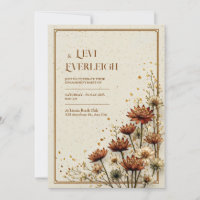 Vintage Copper Astrantia Creme Casamento de Outono